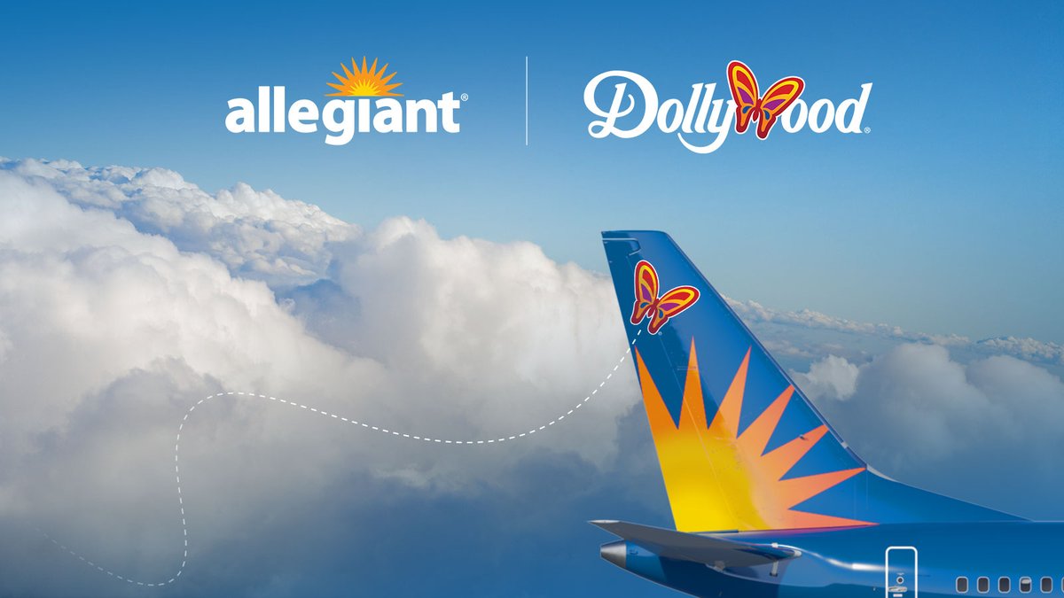 Airline–Theme Park Partnership Takes Off as Allegiant Air and Dollywood Parks & Resorts Launch Themed Flight #925