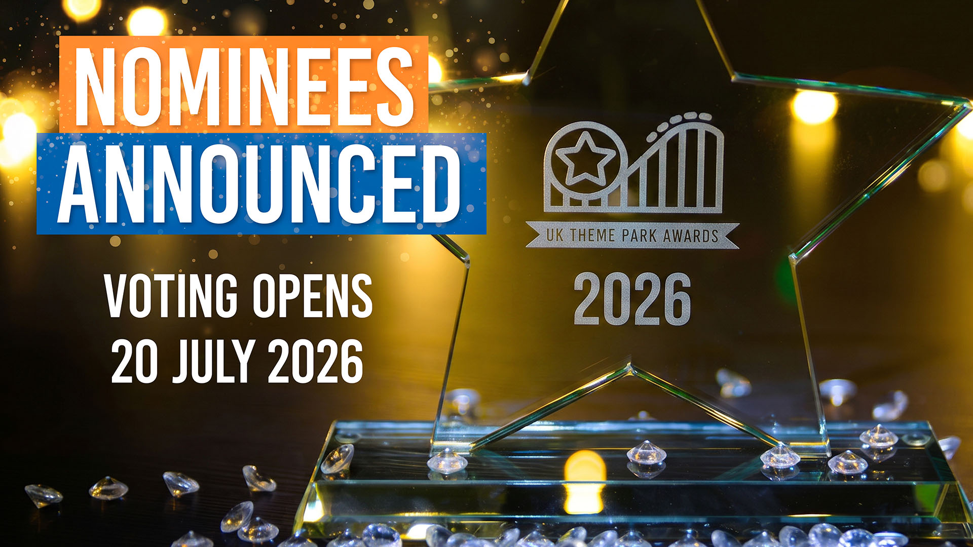 Nominees Announced for the UK Theme Park Awards 2026