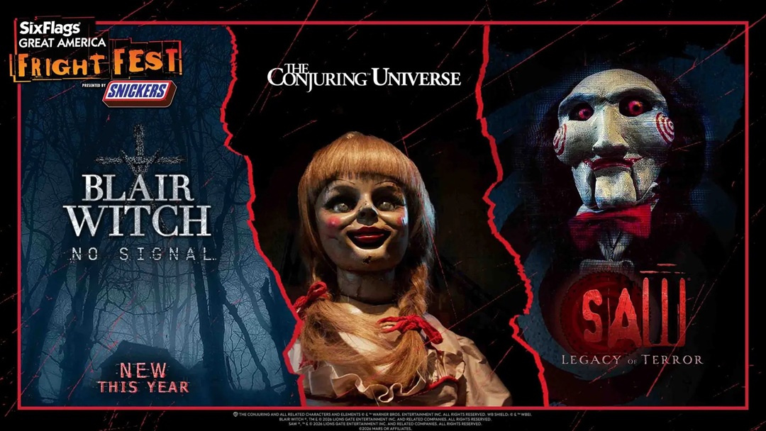 Six Flags Bets Big on Major Horror IPs for 2026 Halloween Season
