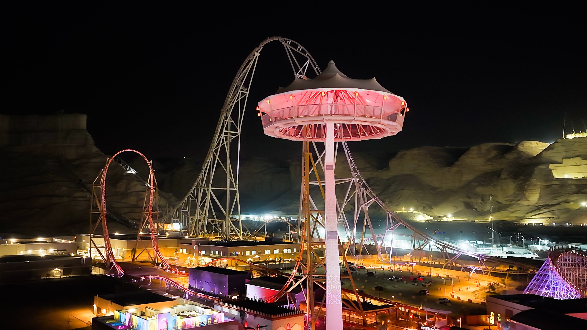 Intamin Delivers Three Attractions at Newly Opened Six Flags Qiddiya City